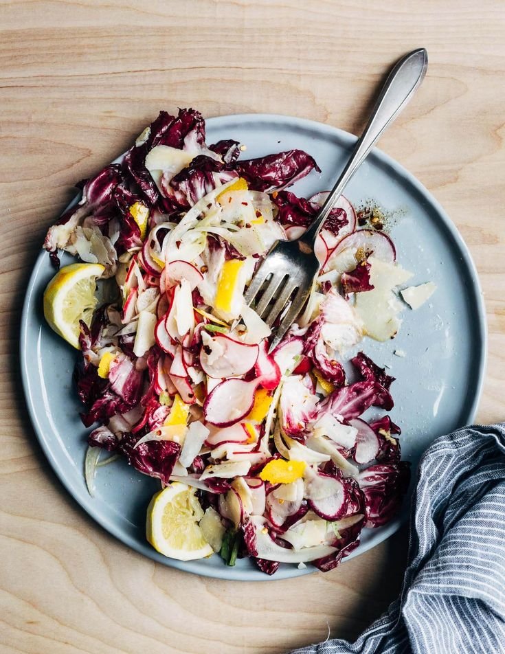 Shaved Radishes