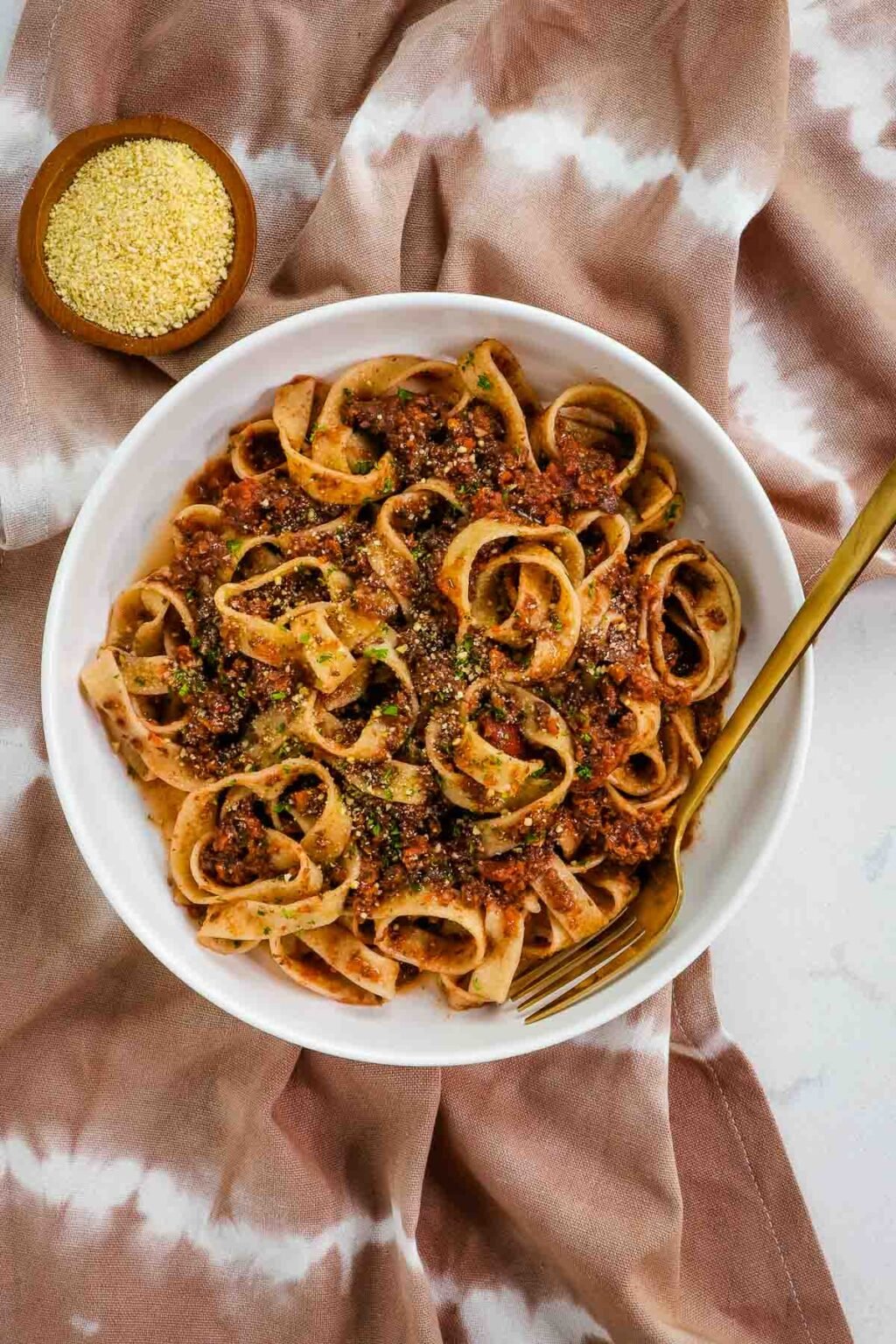Mushroom Walnut Bolognese