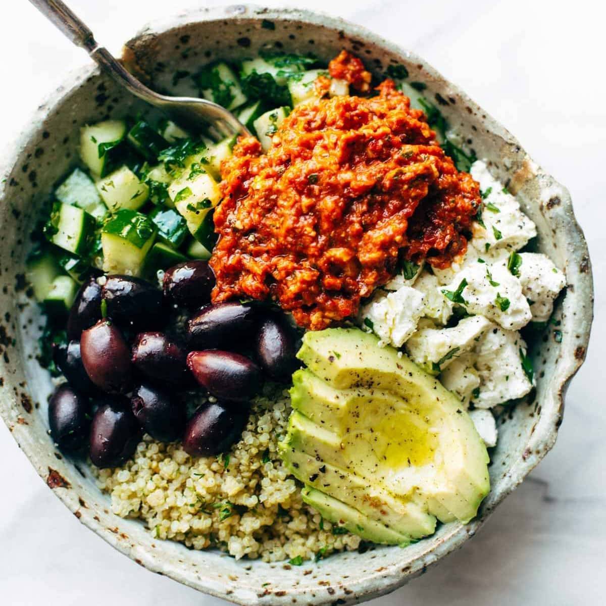 Mediterranean Quinoa Bowl