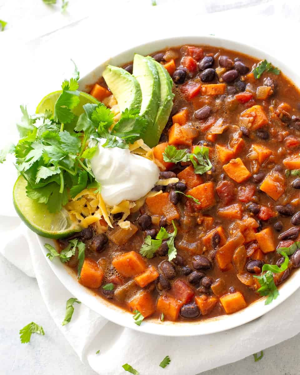 Sweet Potato Black Bean Chili
