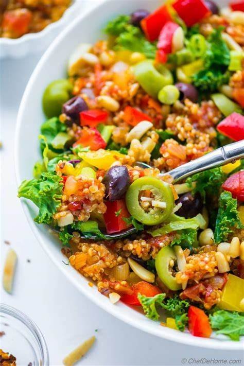 Greek Salad with Quinoa