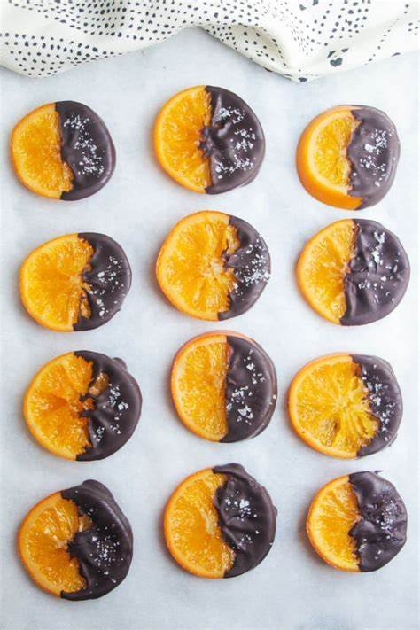 Orange Slices with Dark Chocolate