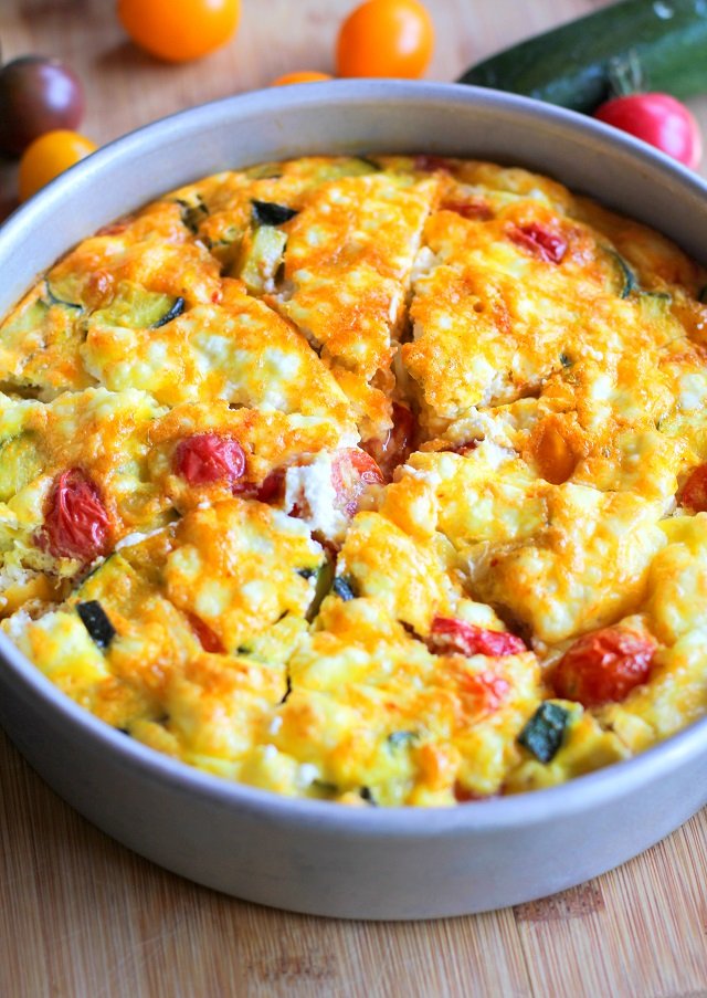 Zucchini and Cheese Frittata