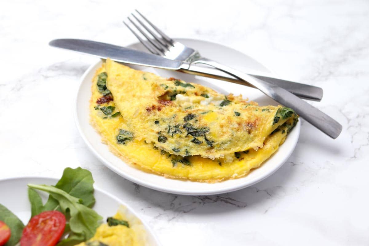 Kale and Feta Omelet