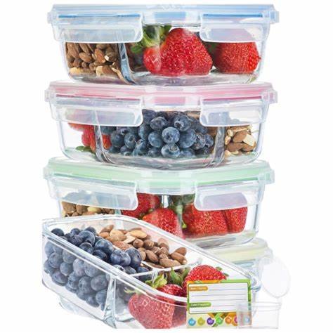 Clear Refrigerator Containers